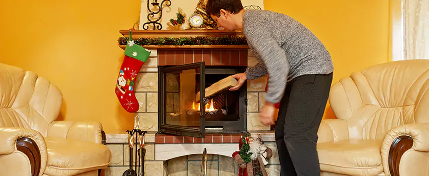 Rusted Metal Fireplace Restoration in Grants Pass, Oregon