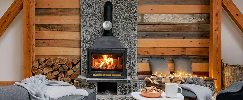 Thelin Hearth Products Direct Vent Gas Stove Fireplace Inspection in Grants Pass, Oregon